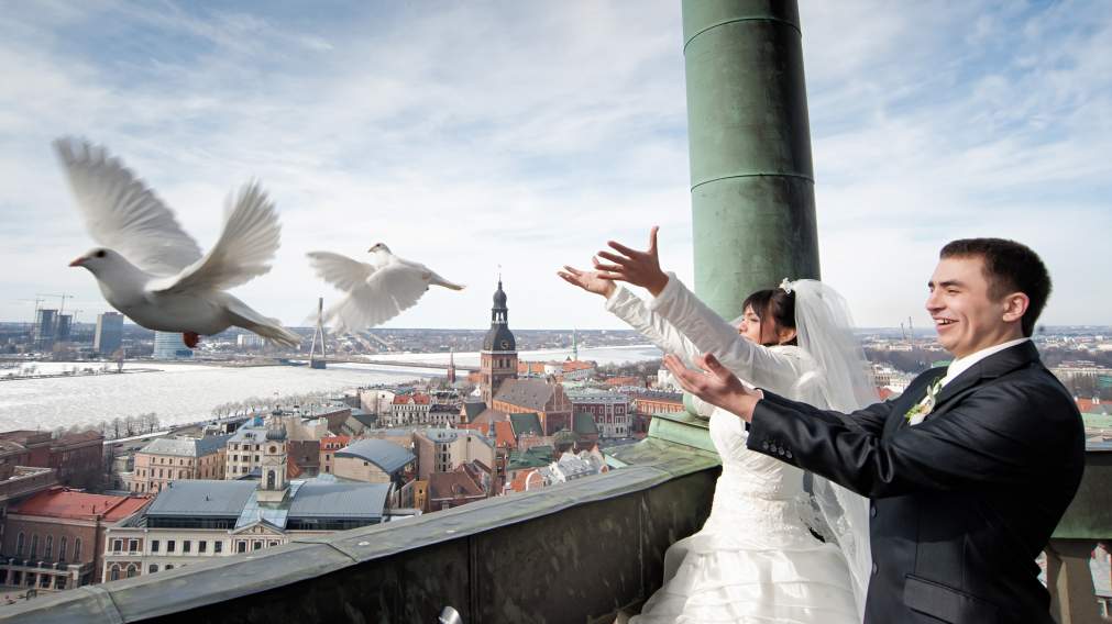 Kāzu foto izbraukumā